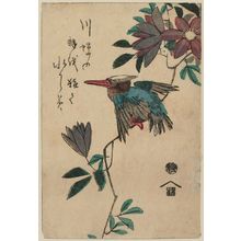 Utagawa Hiroshige: Kingfisher and Clematis - Museum of Fine Arts