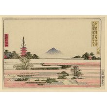 Katsushika Hokusai: Chiryû, from an untitled series of the Fifty-three Stations of the Tôkaidô Road - Museum of Fine Arts