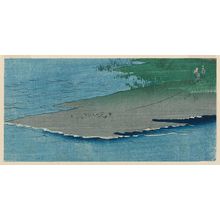 Utagawa Hiroshige: Fragment of: Horie and Nekozane (Horie Nekozane), from the series One Hundred Famous Views of Edo (Meisho Edo hyakkei) - Museum of Fine Arts