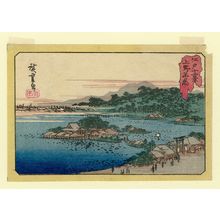 Utagawa Hiroshige: Shinobazu Pond in Ueno (Ueno Shinobazu), from the series Twelve Views of Edo (Edo jûni kei) - Museum of Fine Arts