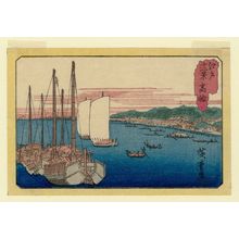 Utagawa Hiroshige: Takanawa, from the series Twelve Views of Edo (Edo jûni kei) - Museum of Fine Arts
