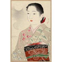 Yamakawa Shûhô: Young Woman in Moonlight - Museum of Fine Arts