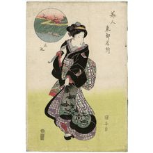 Utagawa Kuniyasu: Mimeguri, from the series Beauties for Famous Places in the Eastern Capital (Bijin Tôto meisho) - Museum of Fine Arts