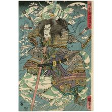 Japanischer Druck "Shimamura Danjô Takanori" von Utagawa Kuniyoshi, 歌川国芳 (Utagawa Kuniyoshi)