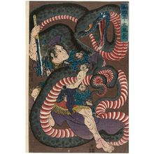 Japanischer Druck "Wada Heita Tanenaga" von Utagawa Kuniyoshi, 歌川国芳 (Utagawa Kuniyoshi)