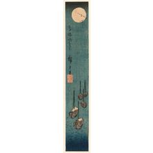 歌川広重: Full Moon at Takanawa (Takanawa meigetsu), from the series Cutout Pictures of Famous Places in Edo (Harimaze Kôto meisho) - ボストン美術館