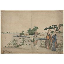 Katsushika Hokusai: An Outing by the River in Autumn - Museum of Fine Arts