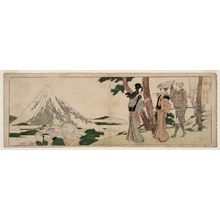 Katsushika Hokusai: Hara, from an untitled series of the Fifty-three Stations of the Tôkaidô Road - Museum of Fine Arts