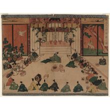 Kitao Shigemasa: The Great Festival of the Shrine at Tsushima (Tsushima daidai onkagura no zu) - Museum of Fine Arts