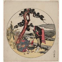 Katsushika Hokusai: Parody of Act V of Chûshingura, from an untitled series - Museum of Fine Arts
