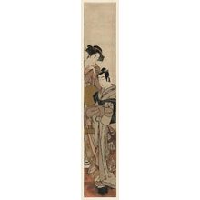 Kitao Masanobu: Couple Dressed as Komusô - ボストン美術館