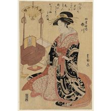 Utagawa Toyokuni I: Utagawa of the Matsubaya, from the series Beauties as the Seven Komachi (Bijin nana Komachi) - Museum of Fine Arts