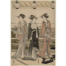 Utagawa Toyokuni I: The Four Seasons in the South: A Summer Scene (Minami shiki natsu [no] kei) - Museum of Fine Arts