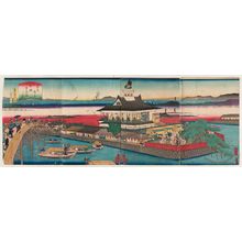 Utagawa Yoshitaki: New Views of Osaka: Matsushima (Naniwa shinkei Matsushima ...rô no zu) - Museum of Fine Arts