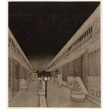 歌川国貞: Night in the Yoshiwara - ボストン美術館