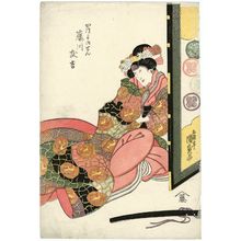 Utagawa Kunisada: Actor Fujikawa Tomokichi as Kaoyo Gozen - Museum of Fine Arts