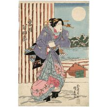 Estampe japonaise "Actor Iwai Hanshirô" par Utagawa Kunisada, 歌川国貞 (Utagawa Kunisada I (Toyokuni III))