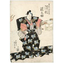 Utagawa Kunisada: Actor Sawamura Tanosuke as Soga Jûrô Sukenari - Museum of Fine Arts