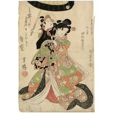 Japanese Print "Actor Nakamura Utaemon as Eguchi no Kimi in a Dance of NIne Changes" by Utagawa Kunisada, 歌川国貞 (Utagawa Kunisada I (Toyokuni III))