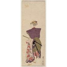 歌川豊広: No. 15 (from left), from an untitled series of Women Imitating a Daimyô Procession - ボストン美術館