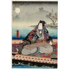 Japanese Print "Genji-e?" by Utagawa Kunisada II, 二代歌川国貞 (Utagawa Kunisada II (Toyokuni IV))