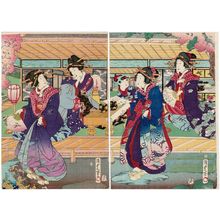 Utagawa Kunisada II: Courtesans - Museum of Fine Arts