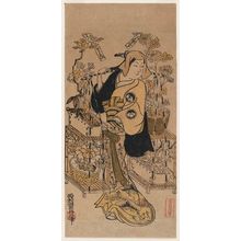 Nishimura Shigenaga: Actor as Woman Flower Vender - Museum of Fine Arts