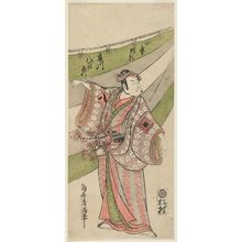 鳥居清満: Actor Ichikawa Yaozô as Hôjô Tokiyori - ボストン美術館