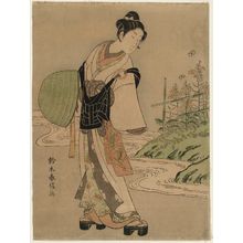 鈴木春信: Young Man Dressed as a Komusô - ボストン美術館