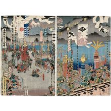 Utagawa Sadahide: Yamamoto Kansuke and Takeda Shingen - Museum of Fine Arts