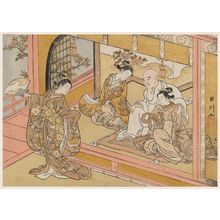 Suzuki Harunobu: Hotoke Gozen Dancing before Kiyomori - Museum of Fine Arts