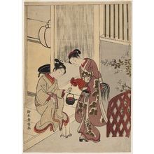 Suzuki Harunobu: Making the Rooster Drunk to Prevent His Crowing at Dawn - Museum of Fine Arts