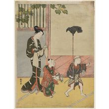 Suzuki Harunobu: Children Playing a Daimyô Procession - Museum of Fine Arts