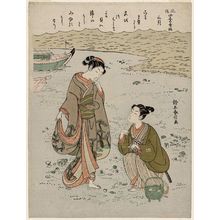 Suzuki Harunobu: The Third Month (Sangatsu), from the series Popular Customs and the Poetic Immortals in the Four Seasons (Fûzoku shiki kasen) - Museum of Fine Arts
