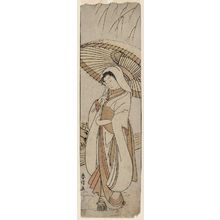 Suzuki Harunobu: The Heron Maiden (Sagi musume) - Museum of Fine Arts