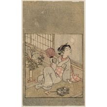 鈴木春信: The Eighth Month (Hachigatsu), from an untitled series of Twelve Months - ボストン美術館