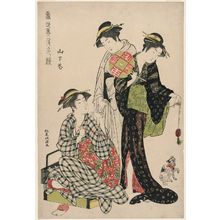 Kitao Masanobu: Flowers of Yamashita (Yamashita no hana), from the series Comparing the Charms of Modern Beauties (Tôsei bijin irokurabe) - Museum of Fine Arts