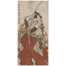 Toshusai Sharaku: Actor Ichikawa Komazô III as Shinozuka Gorô (Sadatsuna) - Museum of Fine Arts