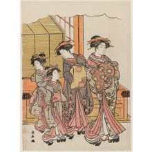 Torii Kiyonaga: A Courtesan and Her Retinue - Museum of Fine Arts