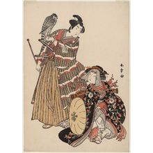 Katsukawa Shunsho: Actors Ichikawa Monnosuke II and Iwai Hanshirô IV - Museum of Fine Arts