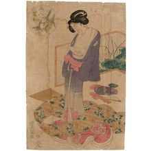 Utagawa Toyoshige: from the series Five Beautiful Women (Gonin bijô) - Museum of Fine Arts
