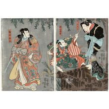 Utagawa Kuniyoshi, 歌川国芳 (Utagawa Kuniyoshi)による浮世絵「Actors」