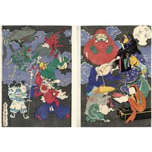 Tsukioka Yoshitoshi: Night Parade of One Hundred Demonic Objects (Hyakki yagyô) - Museum of Fine Arts