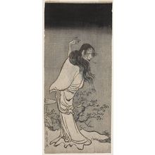 Kitagawa Utamaro: A Female Ghost, from an untitled series of supernatural beings - Museum of Fine Arts
