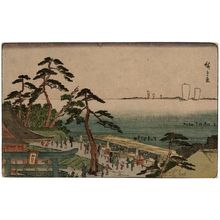 Utagawa Hiroshige: The Precincts of the Benten Shrine at Susaki (Susaki Benten keidai), from the series Famous Places in Edo (Kôto meisho) - Museum of Fine Arts