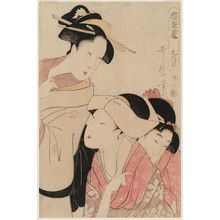 Kitagawa Utamaro: Act IX (Kudanme), from the series The Storehouse of Loyal Retainers (Chûshingura) - Museum of Fine Arts