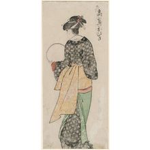 Kitagawa Utamaro: Takashima Ohisa, from an untitled series of double-sided prints - Museum of Fine Arts