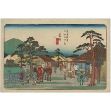Utagawa Hiroshige: No. 63, Banba, from the series The Sixty-nine Stations of the Kisokaidô Road (Kisokaidô rokujûkyû tsugi no uchi) - Museum of Fine Arts