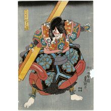 Japanese Print "Actor Ichikawa Danjûrô VIII as Akushichibyôe Kagekiyo" by Utagawa Kunisada, 歌川国貞 (Utagawa Kunisada I (Toyokuni III))