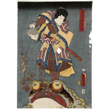 Japanese Print "Actor Ichimura Uzaemon XIII as Tenjiku Tokubei" by Utagawa Kunisada, 歌川国貞 (Utagawa Kunisada I (Toyokuni III))